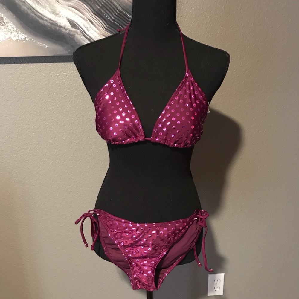 Purple bikini